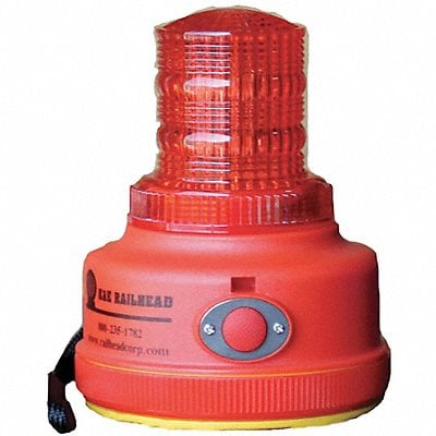 Warning Light Red LED 2 D Batteries MPN:M100R-LED