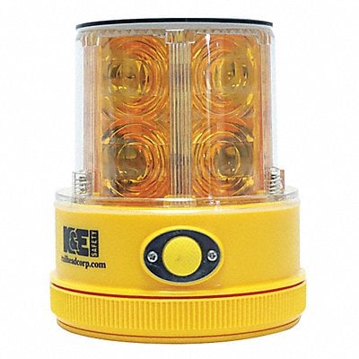 Rechargeable SafetyLight Amber LED Solar MPN:M18-SOLAR A