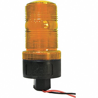 Warning Strobe Amber LED 12 to 90VDC MPN:M490-LED DCAP