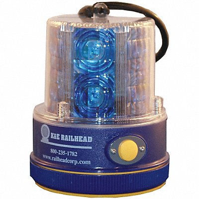 Revolving Safety/Warning Light Blue MPN:RM18-LED B