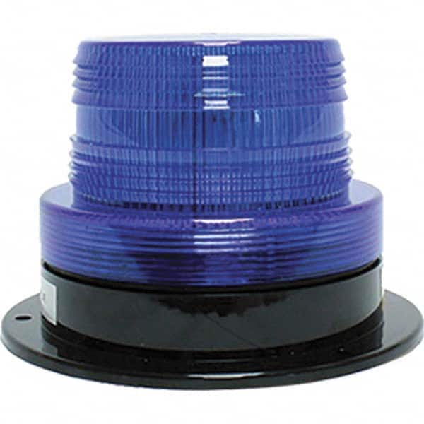 Double, Quad High, Quad Low & Triple Flash Light: Blue, Flange Mount, 12 to 90VDC MPN:M7600-LED B