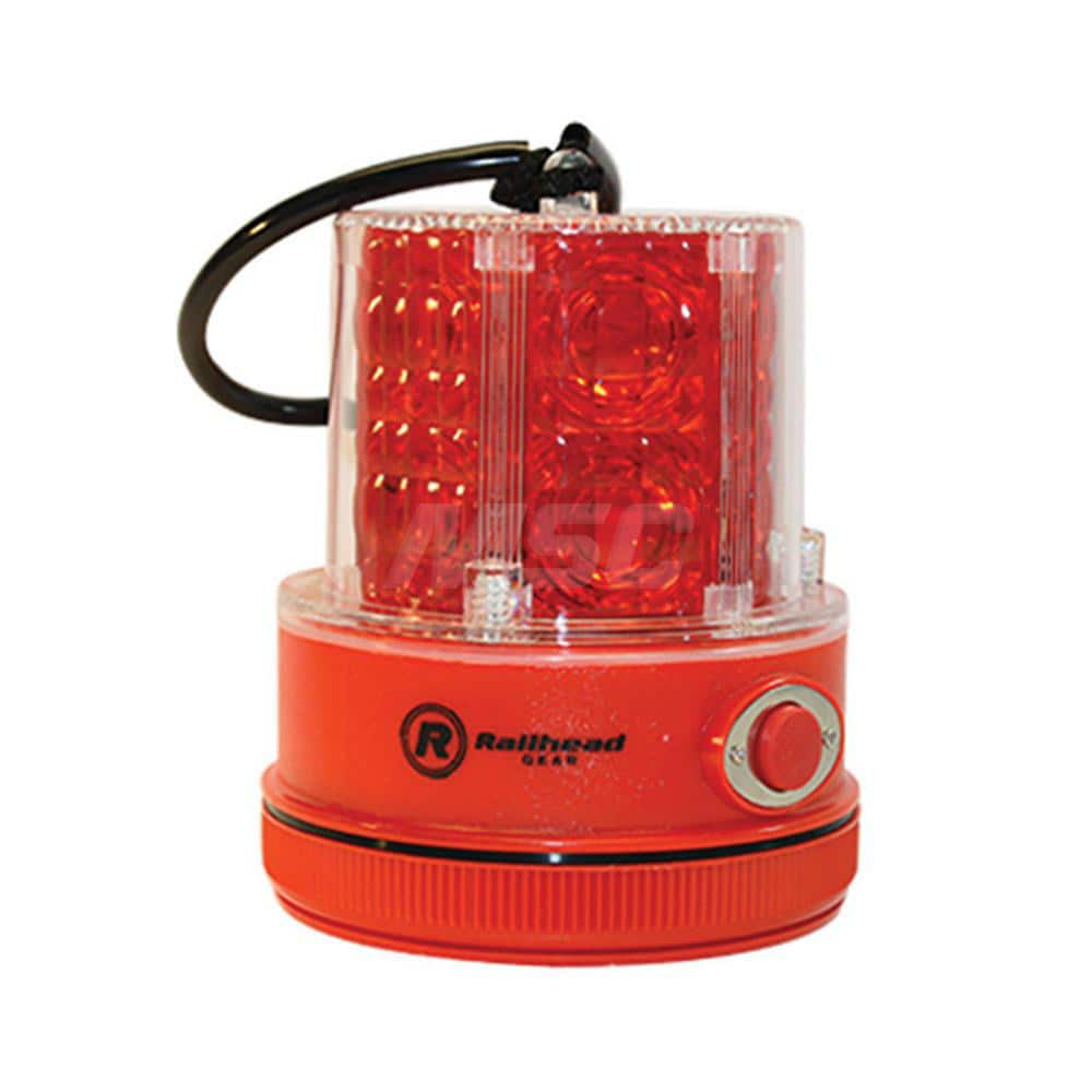 Revolving Light: Red, Magnetic Mount MPN:RM18-LED R