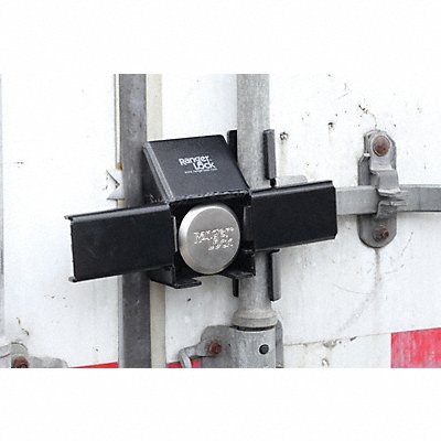 Padlock Guard 12 in Hardened Steel Black MPN:RDDC-00