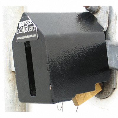 Padlock Guard 4 in Hardened Steel Black MPN:RGEX-00