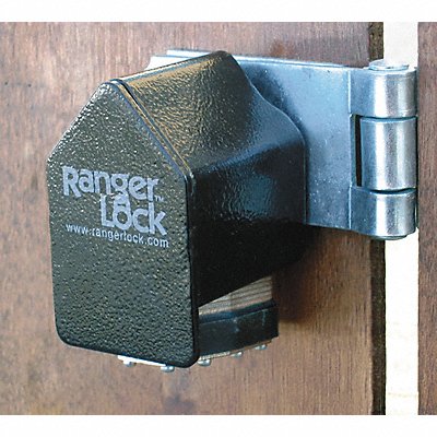 Padlock Guard 3 5/8in Hardened Steel Blk MPN:RGJR-00