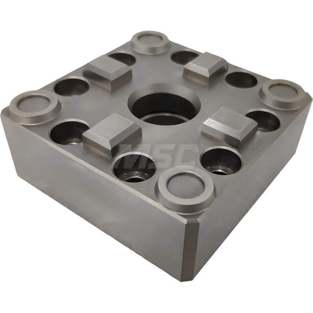 EDM Chucks, Chuck Size: 70mm x 70mm x 27mm , System Compatibility: System 3R, Macro , Actuation Type: Manual , Material: Stainless Steel , CNC Base: Yes  MPN:RHS-S4595