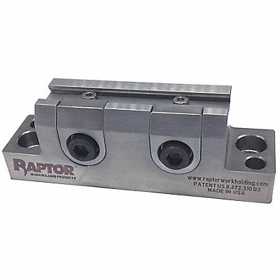 3/8 SS DOVETAIL FIXTURE - DOUBLE CLAMP MPN:RWP-042SS