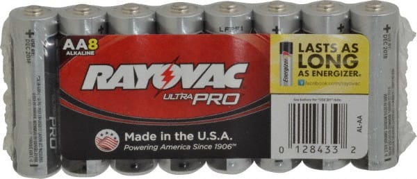 Standard Battery: Size AA, Alkaline MPN:ALAA-8