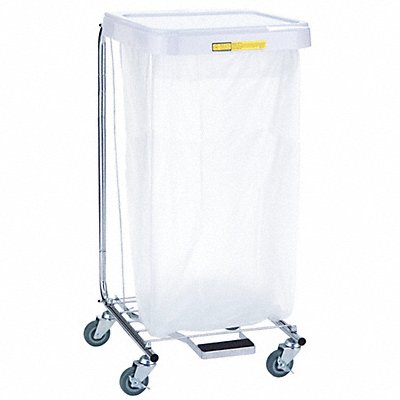 Laundry Hamper Cart 1 Comp Gry 3.5 cu ft MPN:692