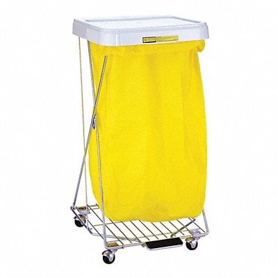 Laundry Hamper Cart 1 Comp Wht 3.5 cu ft MPN:697