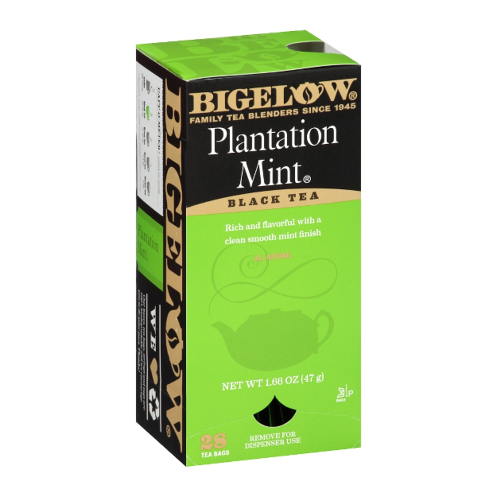 Bigelow Plantation Mint Tea Bags, Box Of 28 (Min Order Qty 10) MPN:10344