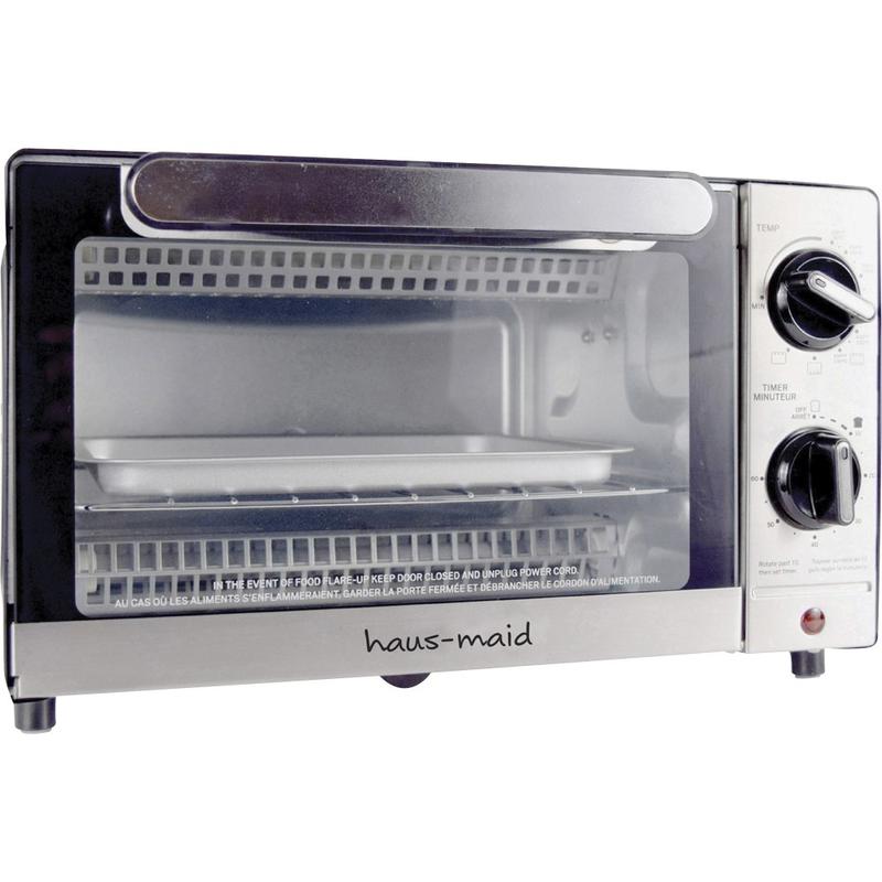 Coffee Pro Haus-Maid Toaster Oven, 12-3/4inH x 14-6/10inW x 9inD, Gray MPN:OG9431