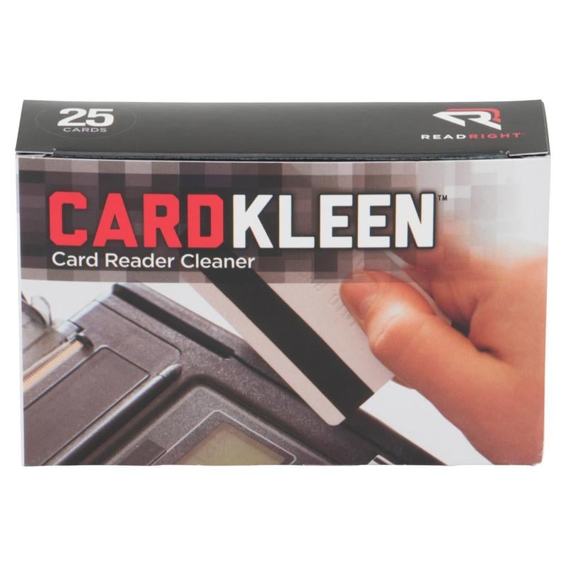 Read/Right CardKleen Magnetic Head Cleaner, 2.5in x 5.3in, Box Of 25 (Min Order Qty 3) MPN:RR1222