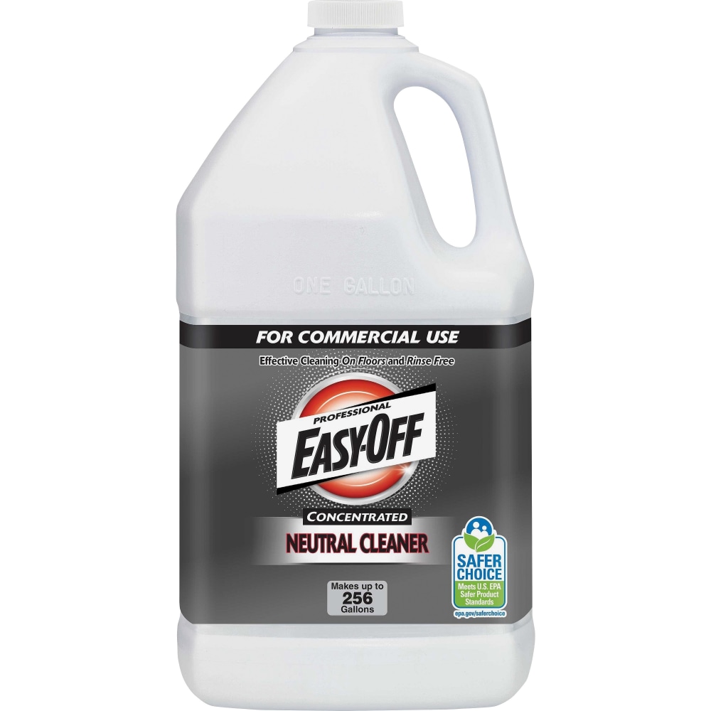 Professional Easy-Off Neutral Cleaner - Concentrate Liquid - 128 fl oz (4 quart) - Neutral Scent - 1 Each - Blue (Min Order Qty 2) MPN:89770