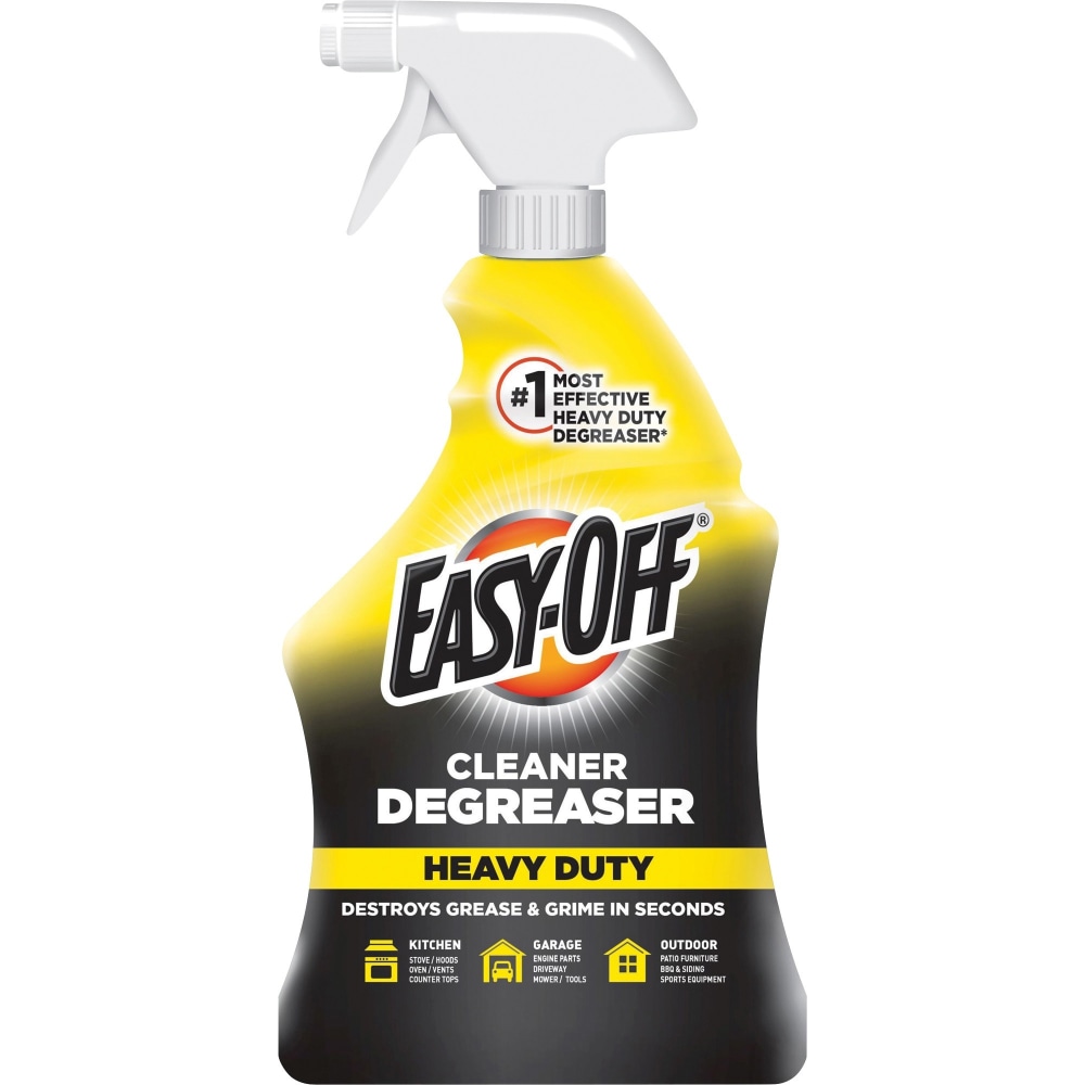 Easy-Off Cleaner Degreaser - Ready-To-Use - 32 fl oz (1 quart) - 6 / Carton - Heavy Duty - Clear (Min Order Qty 2) MPN:99624CT