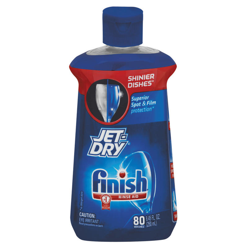 Jet Dry Dishwasher Liquid Rinse Additive With Shine Boost, Original Scent, 8.45 Oz Bottle, Case Of 8 (Min Order Qty 2) MPN:75713CT