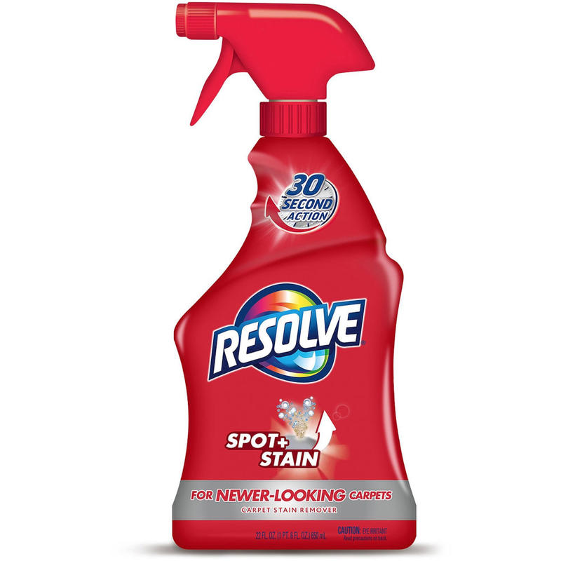 Resolve Stain Remover Cleaner - For Carpet - 22 fl oz (0.7 quart) - Fresh Scent - 12 / Carton - Light Yellow MPN:00601CT