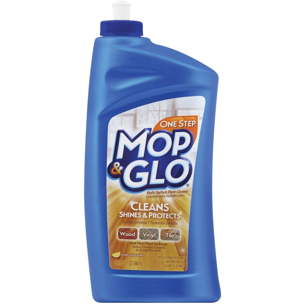 Mop & Glo One Step Floor Cleaner - 32 fl oz (1 quart) - Fresh Citrus Scent - 1 Each - Tan (Min Order Qty 6) MPN:89333