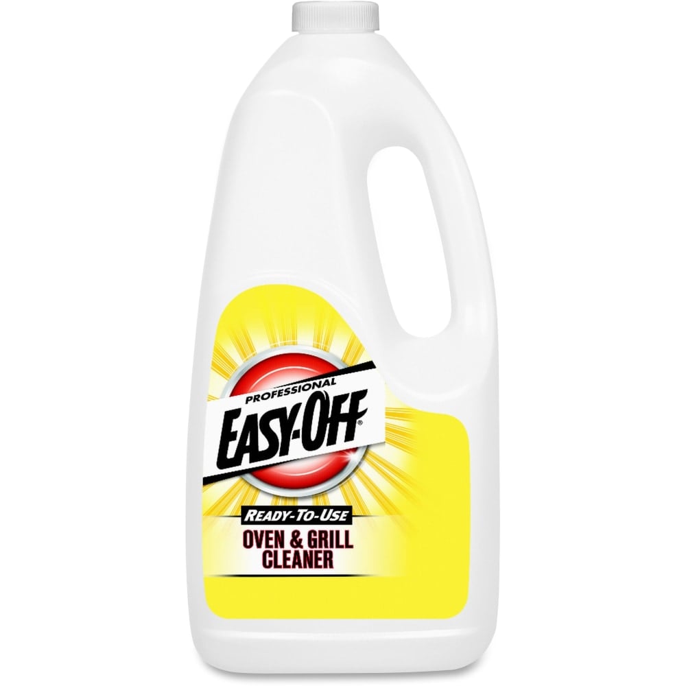 Easy-Off Oven/Grill Cleaner - 64 fl oz (2 quart)Bottle - 1 Each - Clear (Min Order Qty 4) MPN:80689