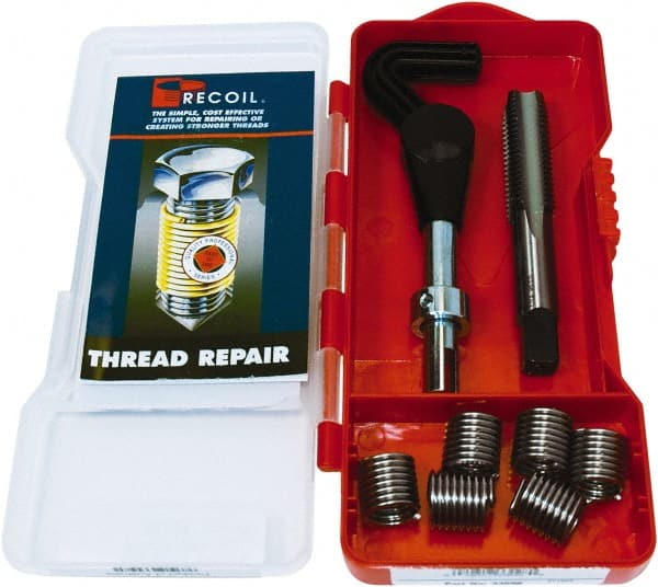 Thread Repair Kit: 1/4-18, Free-Running & Screw-Locking MPN:36048