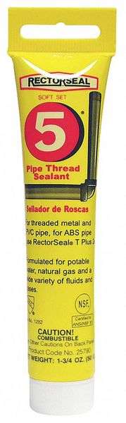 Pipe Thread Sealant 1.75 fl oz Yellow MPN:25790