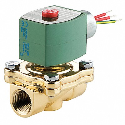 Solenoid Valve Brass NC Air Inert Gas MPN:8210G001E