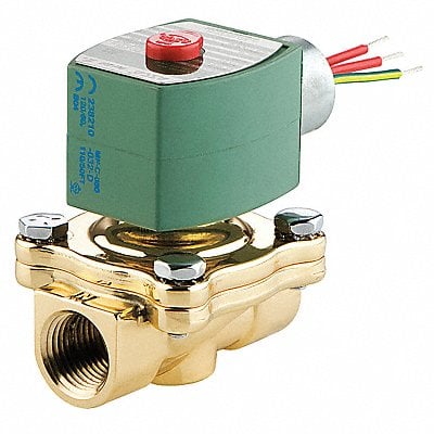 Solenoid Valve with ManualOperator Brass MPN:8210G002MO