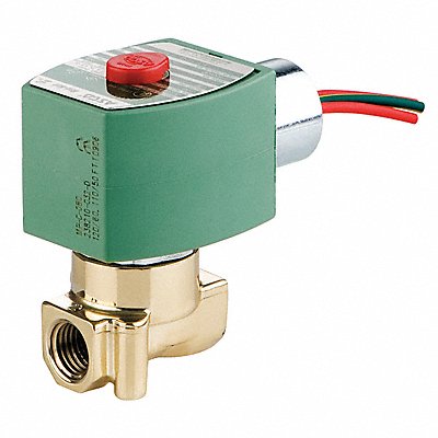 Solenoid Valve Brass NC Air Inert Gas MPN:8262H001