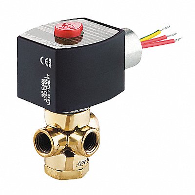 Solenoid Valve with ManualOperator Brass MPN:8320G136MS