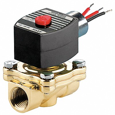 Solenoid Valve Brass NC Air Inert Gas MPN:EF8210G004V