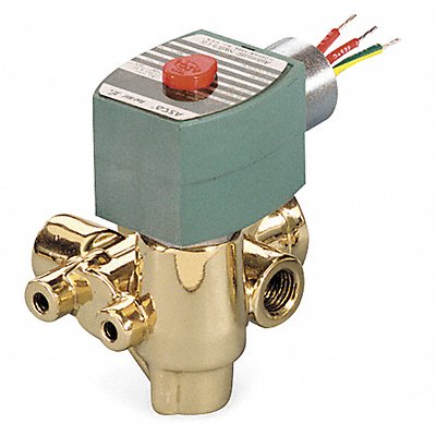 QuickExhaust Solenoid Valve Brass NC Air MPN:EF8321G002