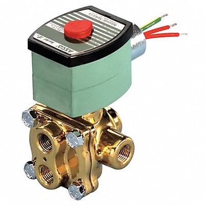 Solenoid Valve with ManualOperator Brass MPN:EF8342G003MS120/60DA