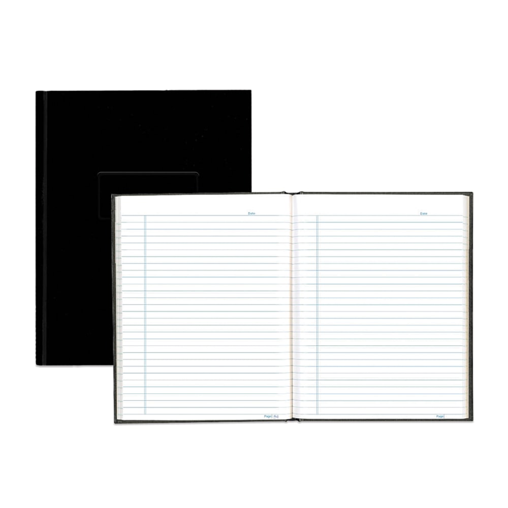 Blueline Brand 50% Recycled Composition Book, 7 1/4in x 9 1/4in, College Ruled, 192 Sheets, Black (Min Order Qty 6) MPN:REDA9