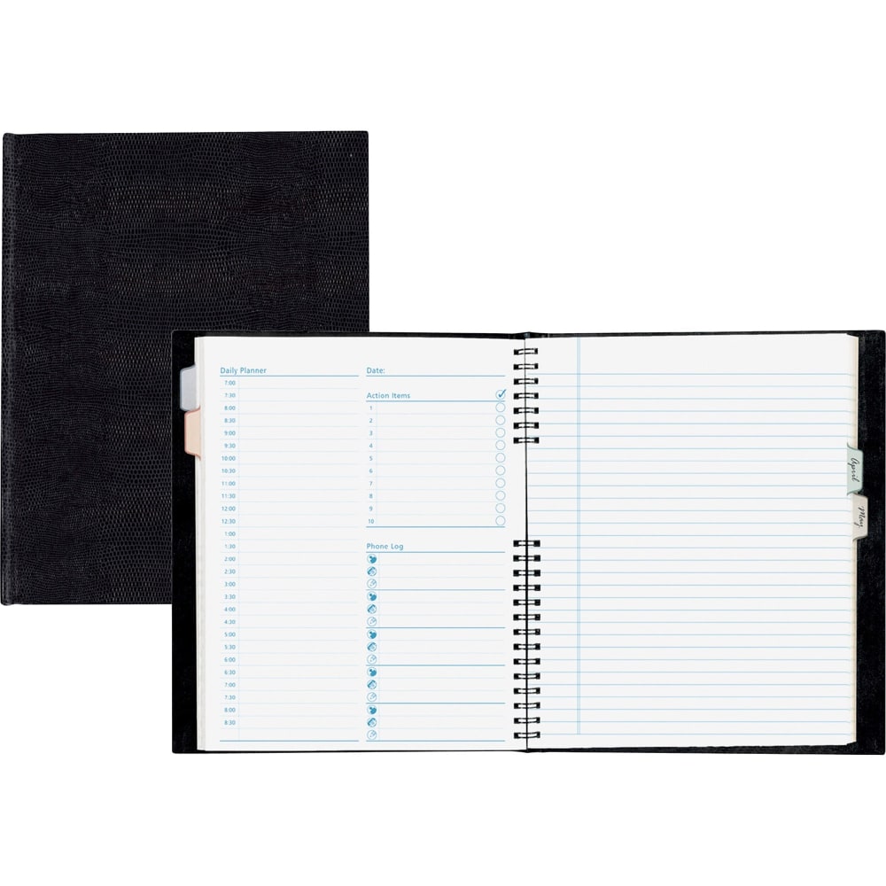 Blueline NotePro And Graphics Notebook, 7 7/16in x 9 1/2in, Black (Min Order Qty 5) MPN:A29C.81