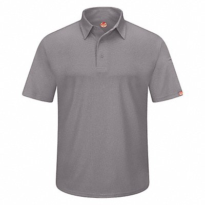 Short Sleeve Polo Sz 3XL Gray Polyester MPN:SK90GY SS 3XL