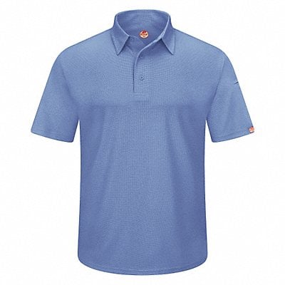 Short Sleeve Polo S Med Blue Polyester MPN:SK90MB SS S