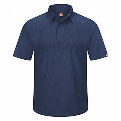 Short Sleeve Polo Sz 3XL Navy Polyester MPN:SK90NV SS 3XL