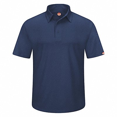 Short Sleeve Polo Sz 4XL Navy Polyester MPN:SK90NV SS 4XL