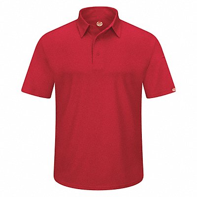 Short Sleeve Polo Sz 3XL Red Polyester MPN:SK90RD SS 3XL