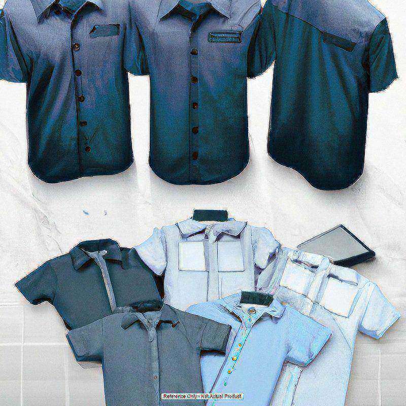 Mens Ss Lt Gray Poplin Work Shirt M MPN:SP24LA SSLM