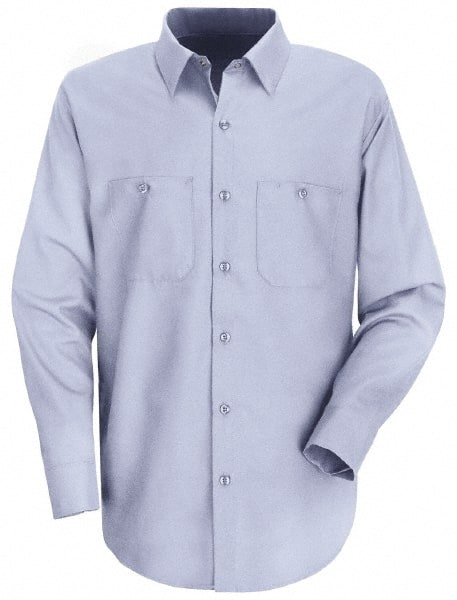 Work Shirt: General Purpose, X-Large, Cotton, Blue, 2 Pockets MPN:SP14LB RG XL