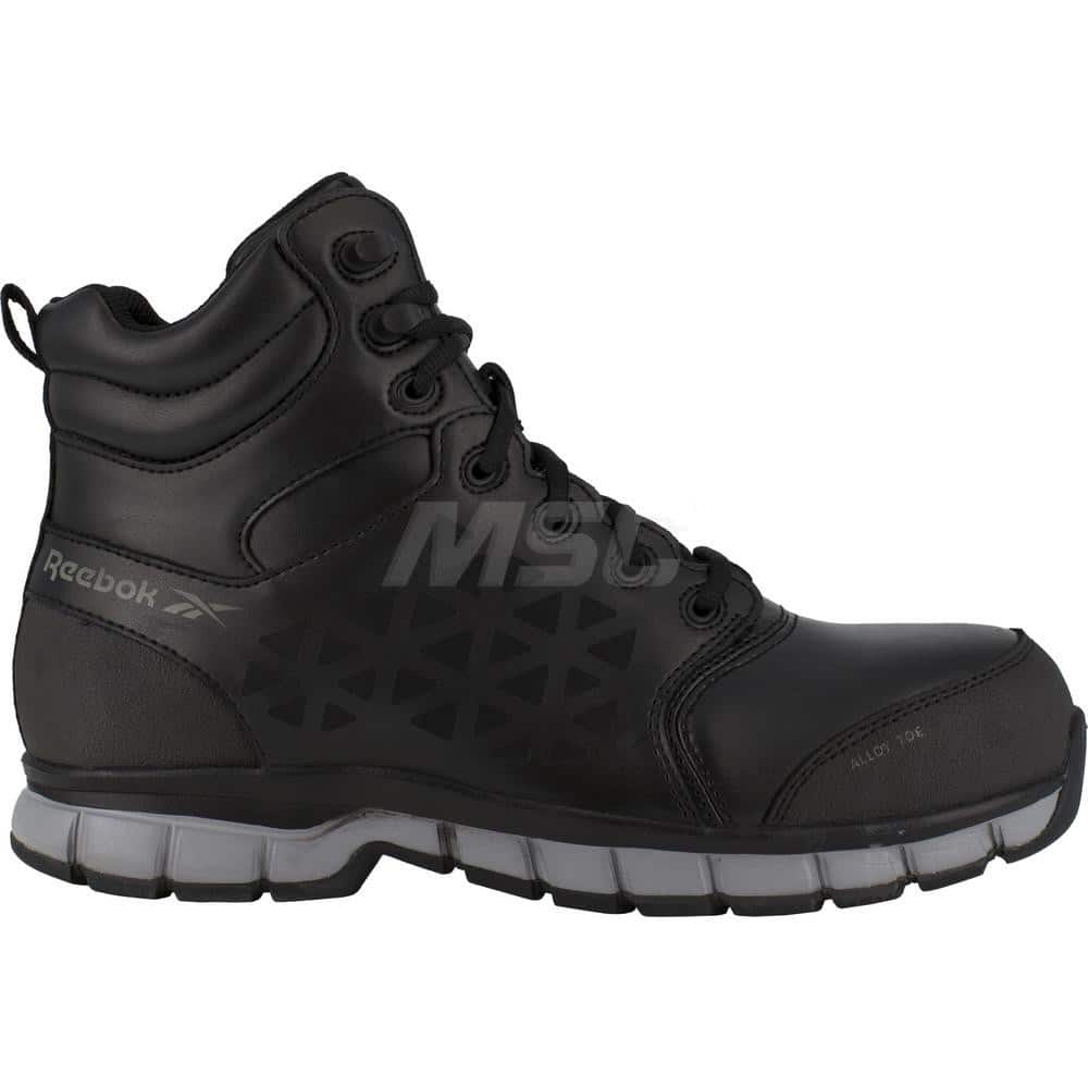 Work Boot: Leather, Alloy Toe MPN:RB467-M-08.5