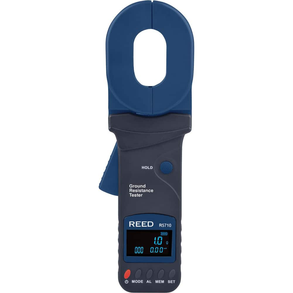 Clamp Meters, Clamp Meter Type: Leakage, Earth Ground, Measures: Amps, Resistance, Milliamps, Jaw Style: Clamp-on, Display Type: Digital MPN:R5710