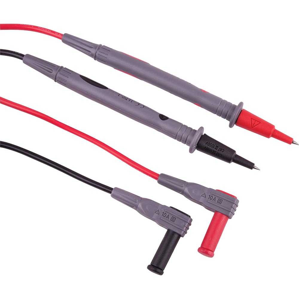 Test Lead: Use with Electrical Test Equipment & Test Probes & Clips that accept 0.16 in diameter shrouded baa connectors MPN:R1000