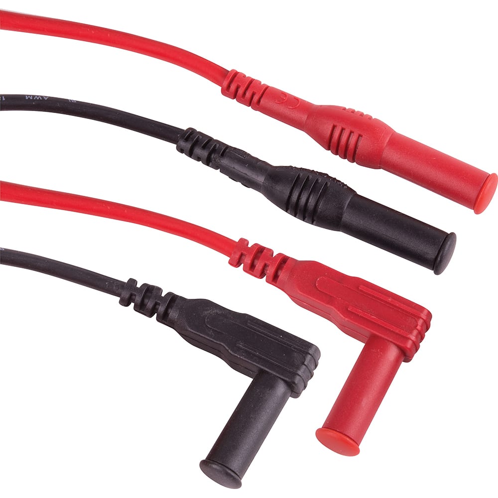 Test Lead: Use with Electrical Test Equipment & Test Probes & Clips that accept 0.16 in diameter shrouded baa connectors MPN:R1050