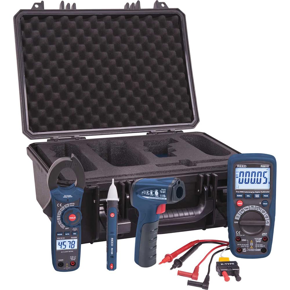 Electrical Test Equipment Combination Kit: 8 Pc, 1,000 Volt MPN:RINDUST-KIT