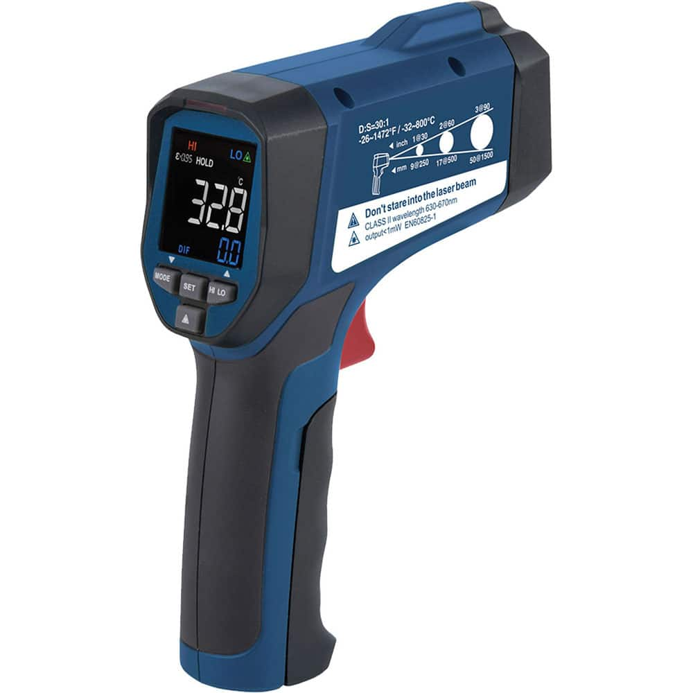 Infrared Thermometers, Display Type: EBTN , Accuracy: 13.60F , Compatible Surface Type: Concrete, Dark, Dull, Light , Battery Chemistry: Alkaline  MPN:R2320