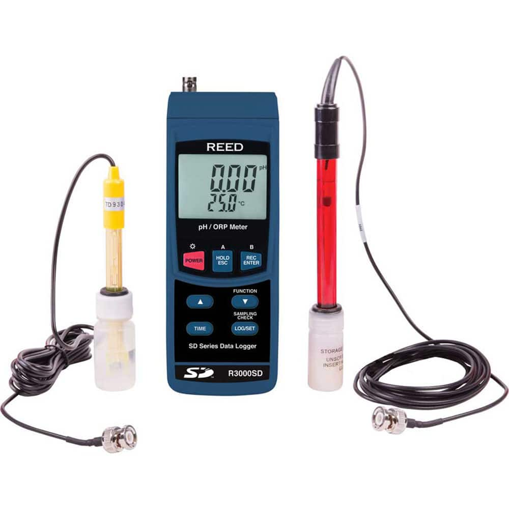 Conductivity, pH & TDS Meters & Testers, Type: pH/ORP Meter Kit, Minimum pH Range: 0.00, Probe Type: BNC Double Junction Electrode, Single Junction MPN:R3000SD-KIT