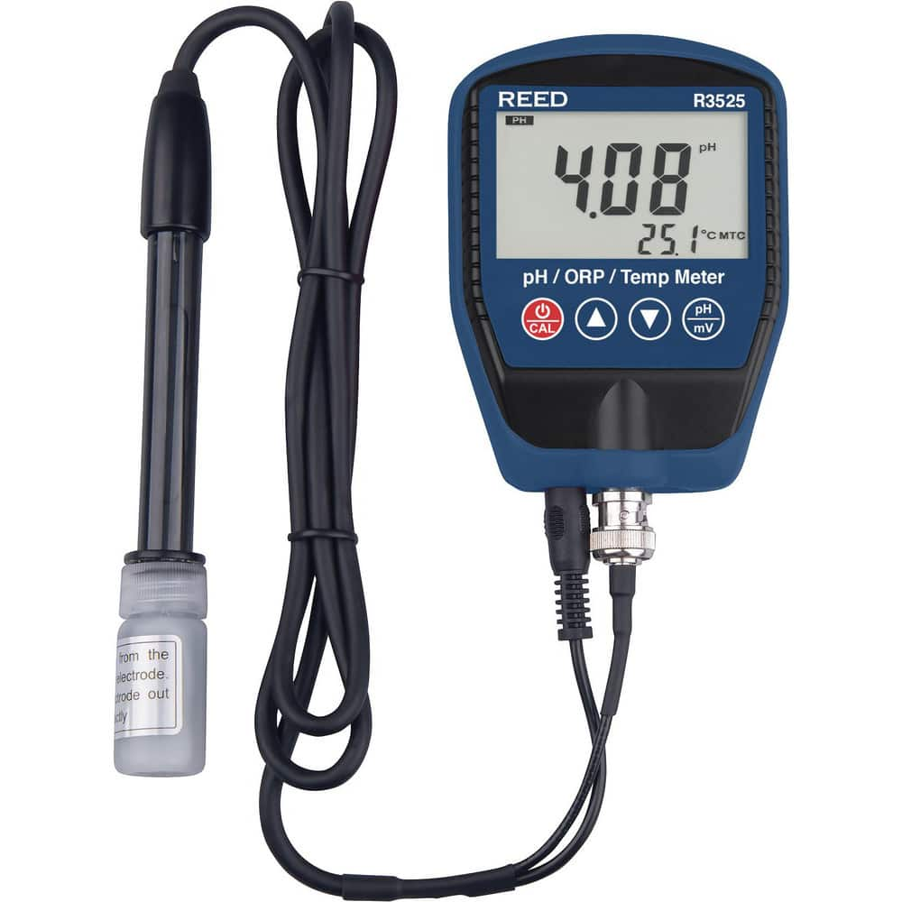 Conductivity, pH & TDS Meters & Testers, Minimum pH Range: 0.00, Probe Type: pH, Maximum pH Range: 14.00, Minimum Operating Temperature: 32 0F MPN:R3525