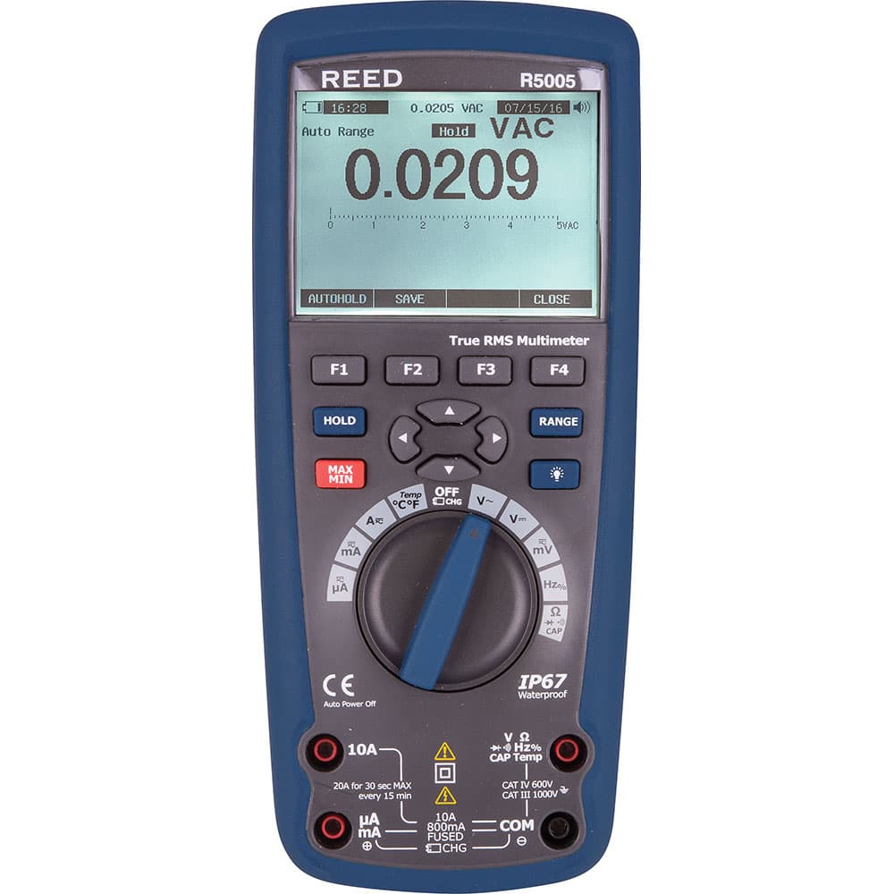 CAT III & CAT IV, Auto Ranging Digital Manual Ranging True RMS & Wireless Multimeter: 1,000 VAC/VDC MPN:R5005